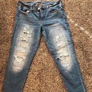 American Eagle Outfitters Distressed Skinny Jeans